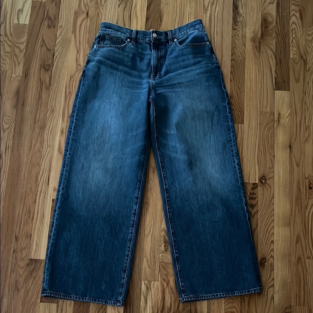 Madewell super-wide leg jeans